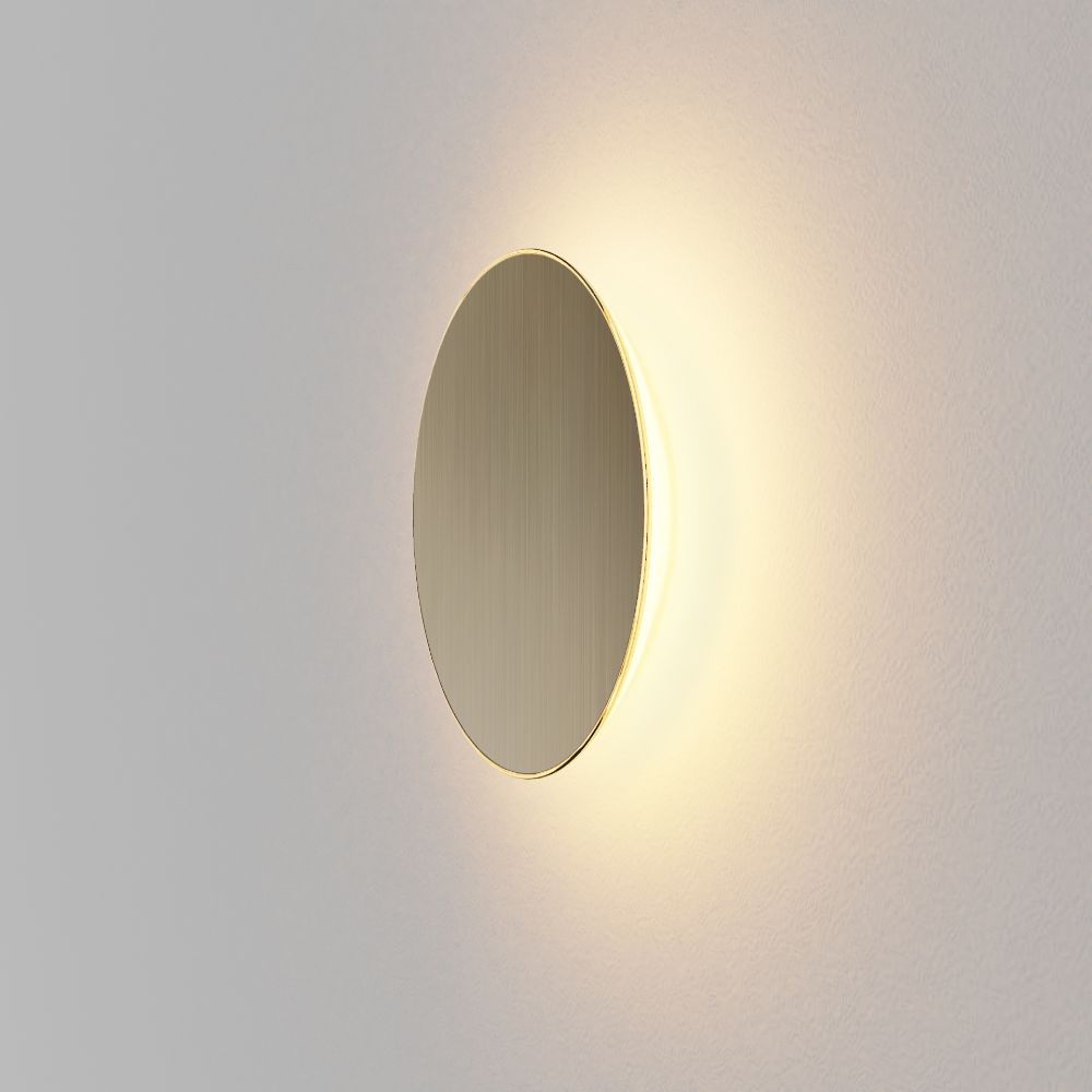 Koncept Lighting RMW-12-SW-BNI-HW Ramen LED Wall Sconce, 12", Brushed Nickel